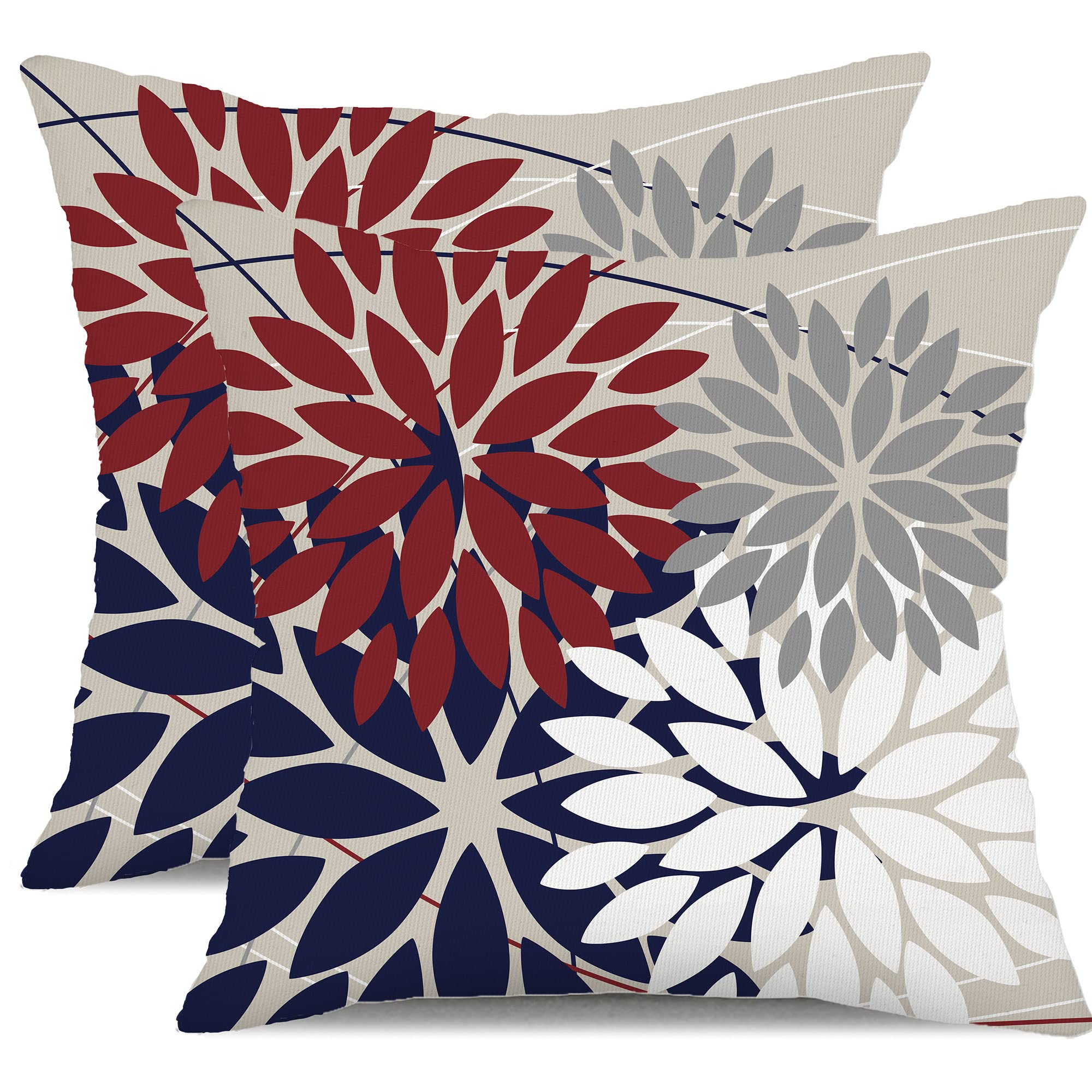 DFXSZ vista frontal del pack de 2 con colores rojo y azul, ofrece estilo y protección