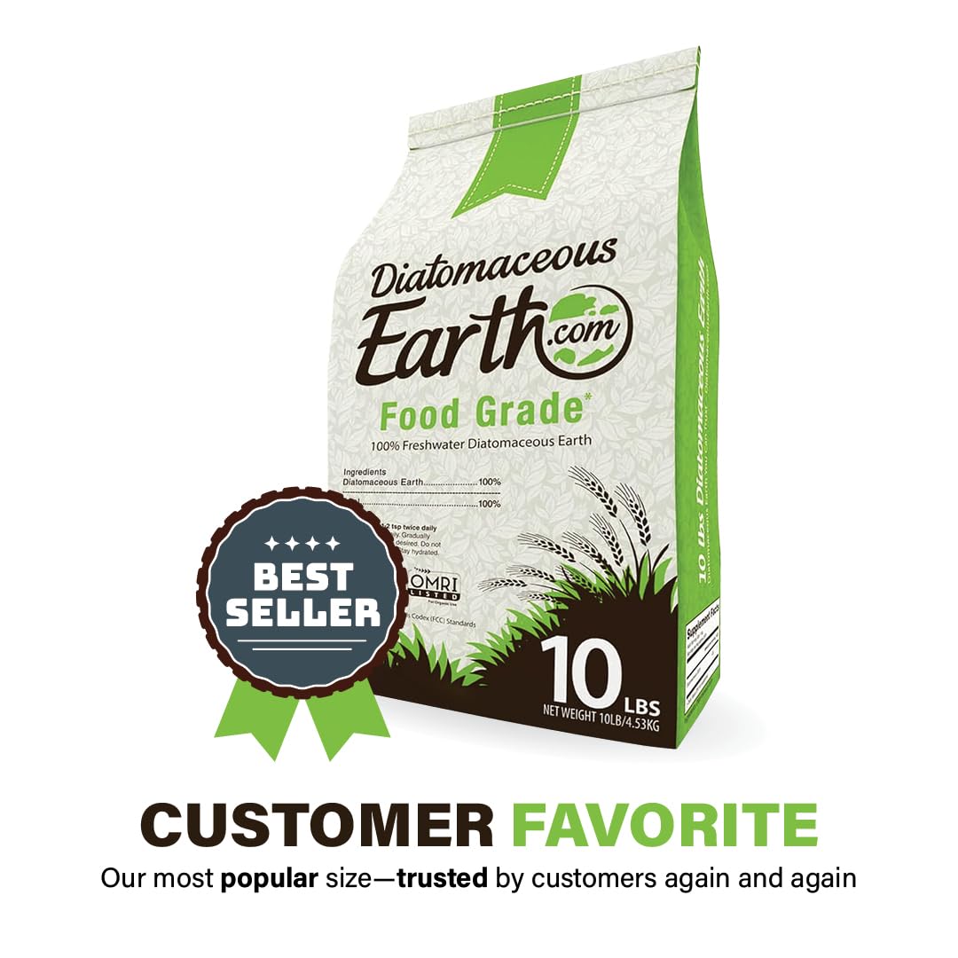 Diatomaceous Earth textura cerca mostrando polvo fino y ventaja de absorción
