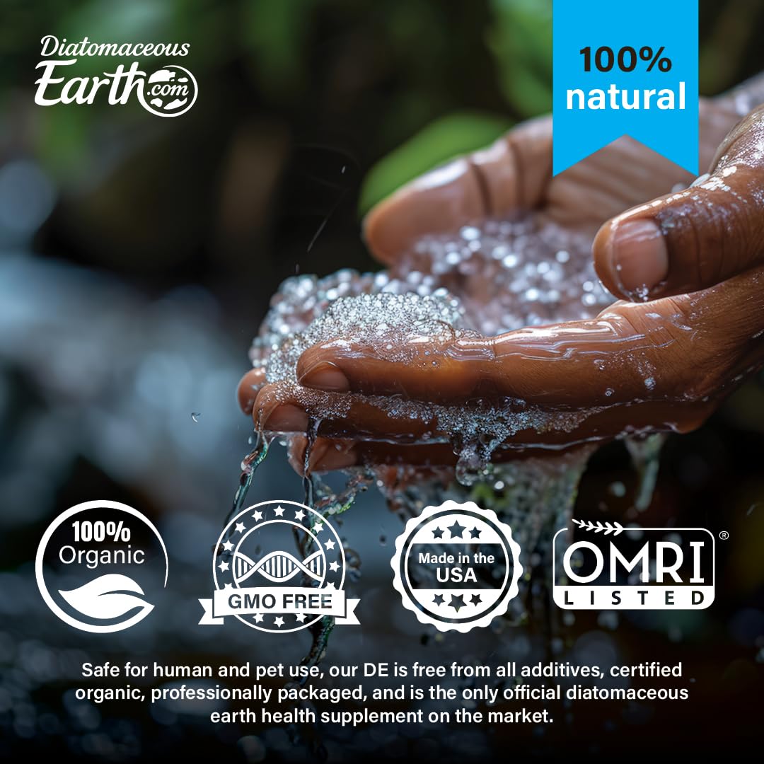 Diatomaceous Earth esparcida en huerto urbano, favorece la aireación del suelo