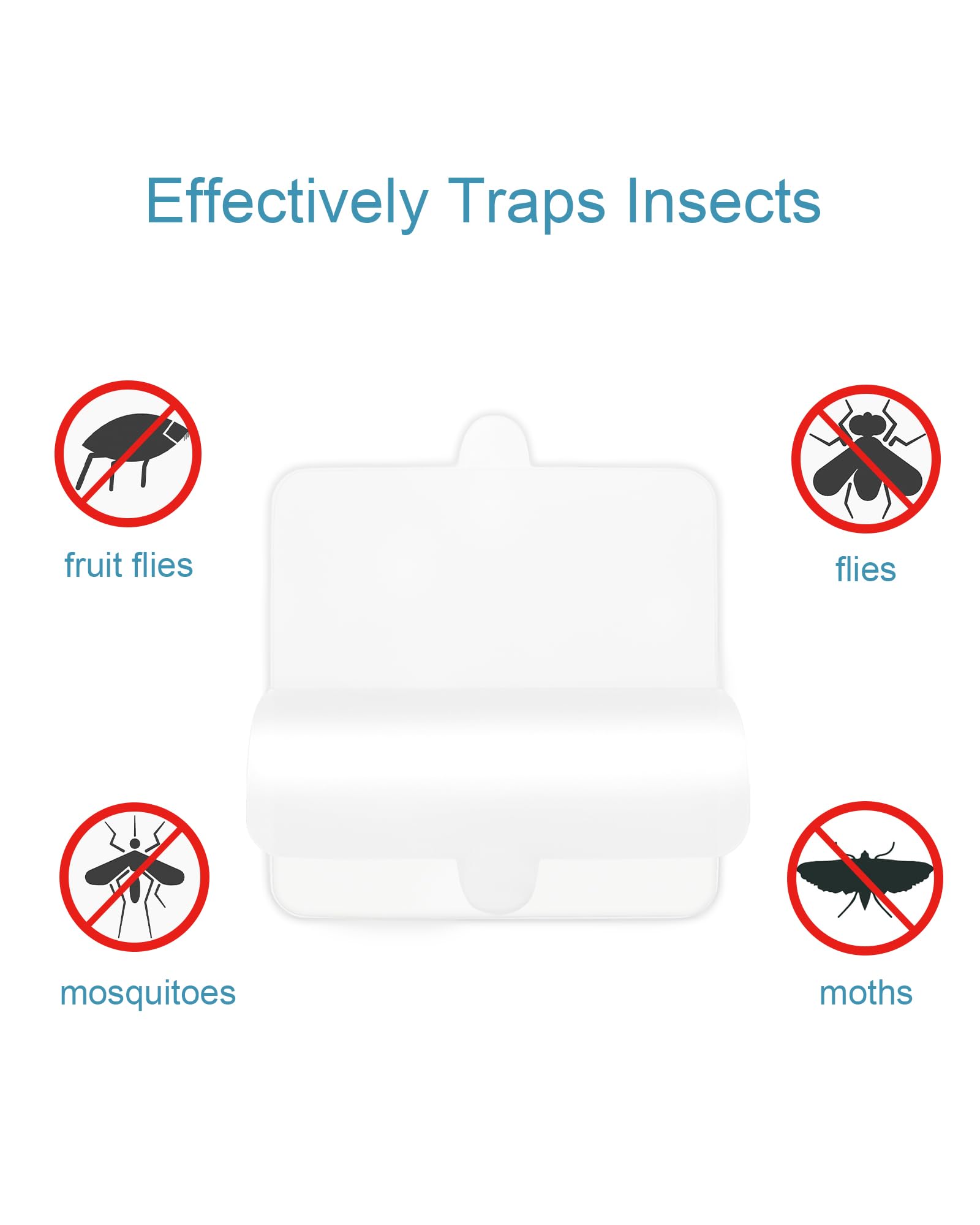 Dichroma trampa en uso dentro del hogar, captura discreta de insectos