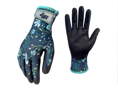 DIGZ guantes vista frontal, agarre superior y protección de muñeca