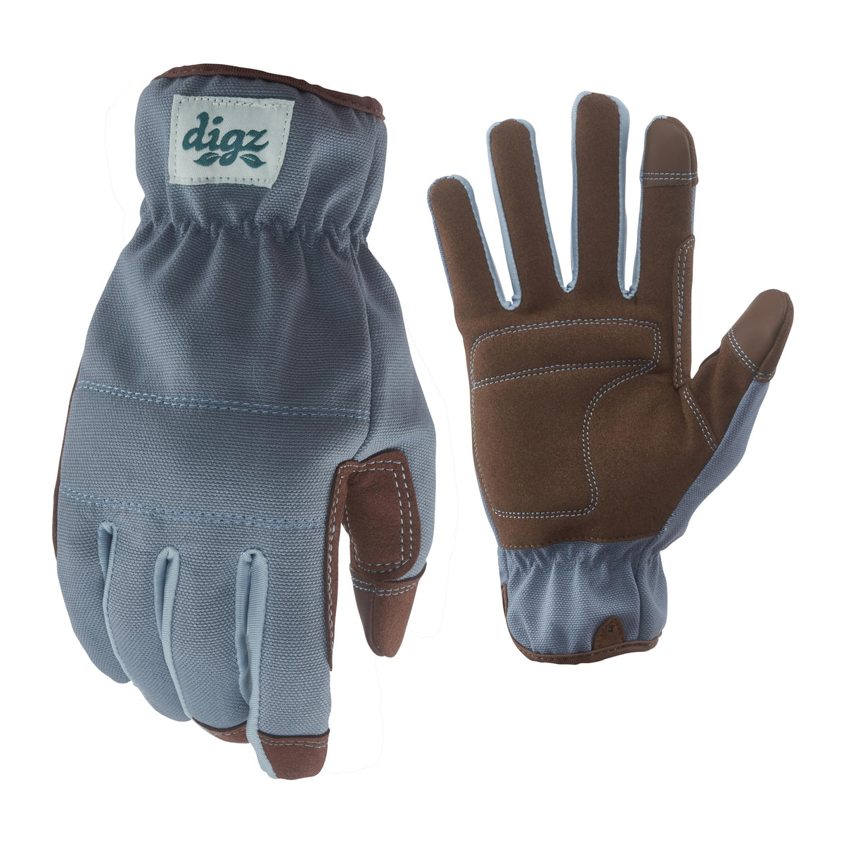 DIGZ guantes frontal mostrando diseño y ajuste protectivo