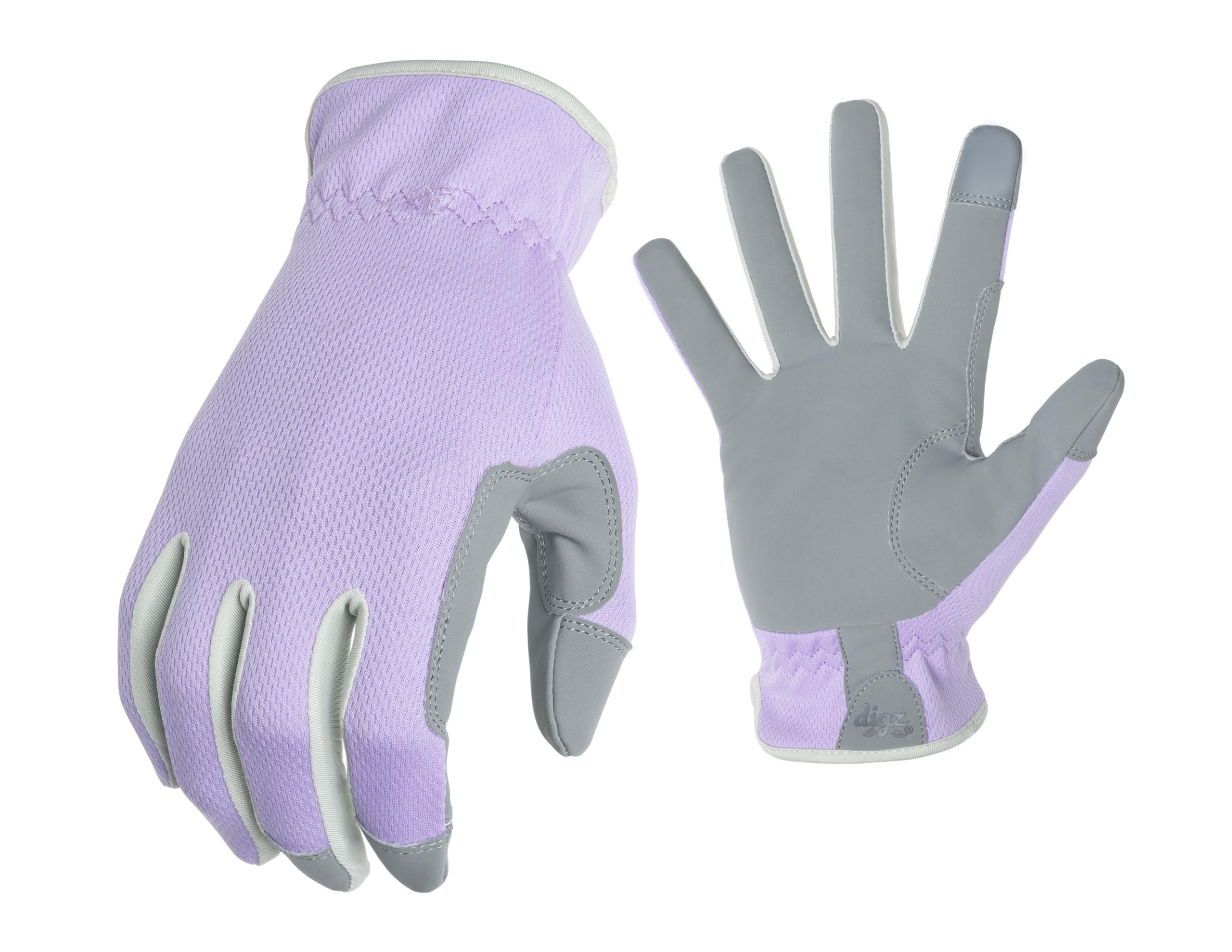 DIGZ guantes Planter vista frontal del empaque con diseño cómodo