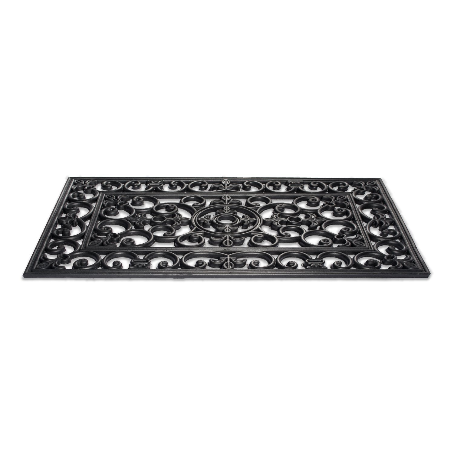 DII felpudo junto a una regla mostrando 18x30, tamaño práctico