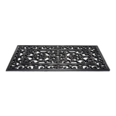 DII felpudo junto a una regla mostrando 18x30, tamaño práctico