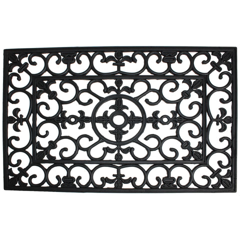 DII felpudo frontal mostrando diseño wrought iron y protección de entrada
