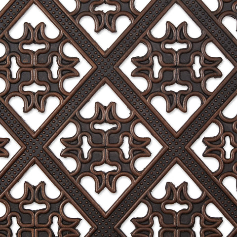DII detalle textura diamante mostrando trampa de suciedad