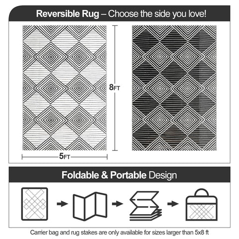 DiiKoo reversibilidad con dos patrones geométricos para cambio de estilo