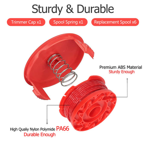 Dilsuaco spool instalado en recortadora Craftsman CMCST910, mejora cortes