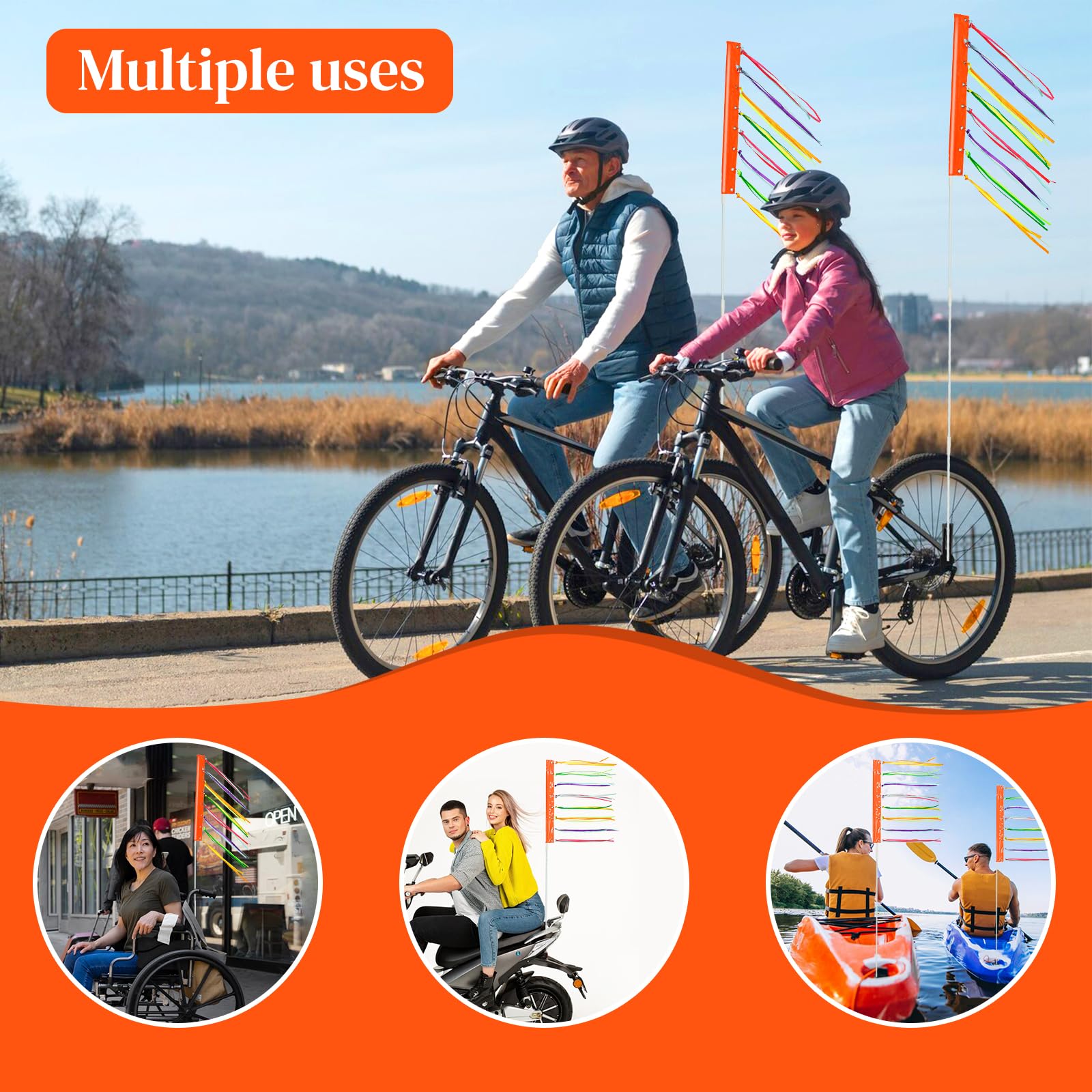 DLUGOPIS soporte de montaje instalado en bicicleta fácil de fijar