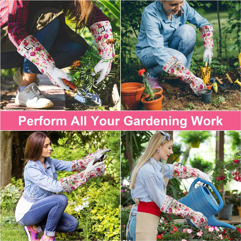 DLY guantes presentados como regalo en bolsa, opción ideal para jardineras y jardineros