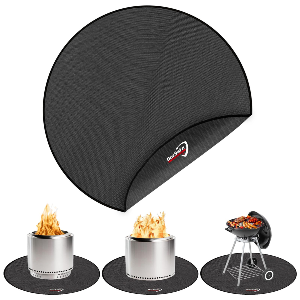 DocSafe tapete 36" frontal mostrando protección completa