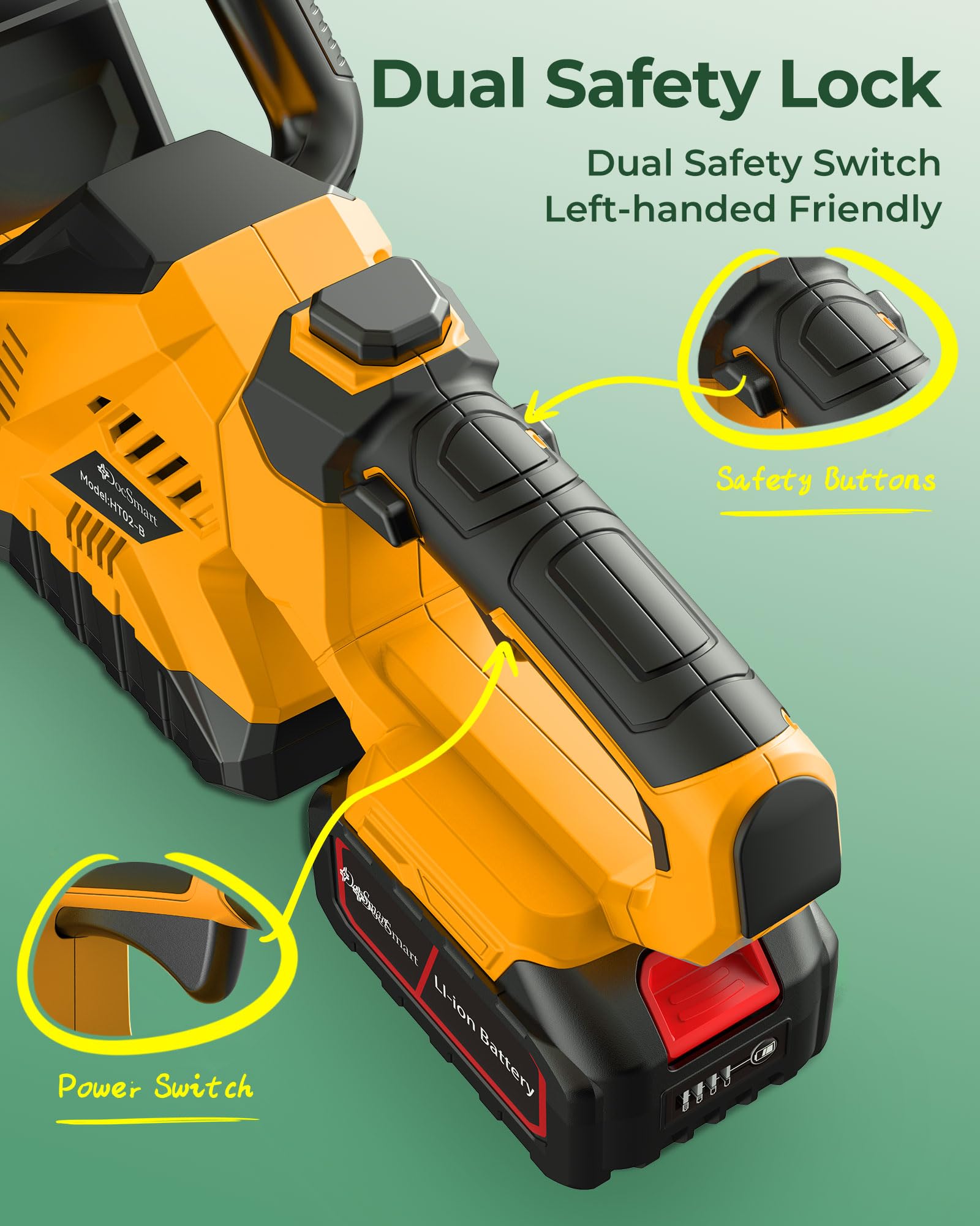 DocSmart empuñadura ergonómica antideslizante para mayor control