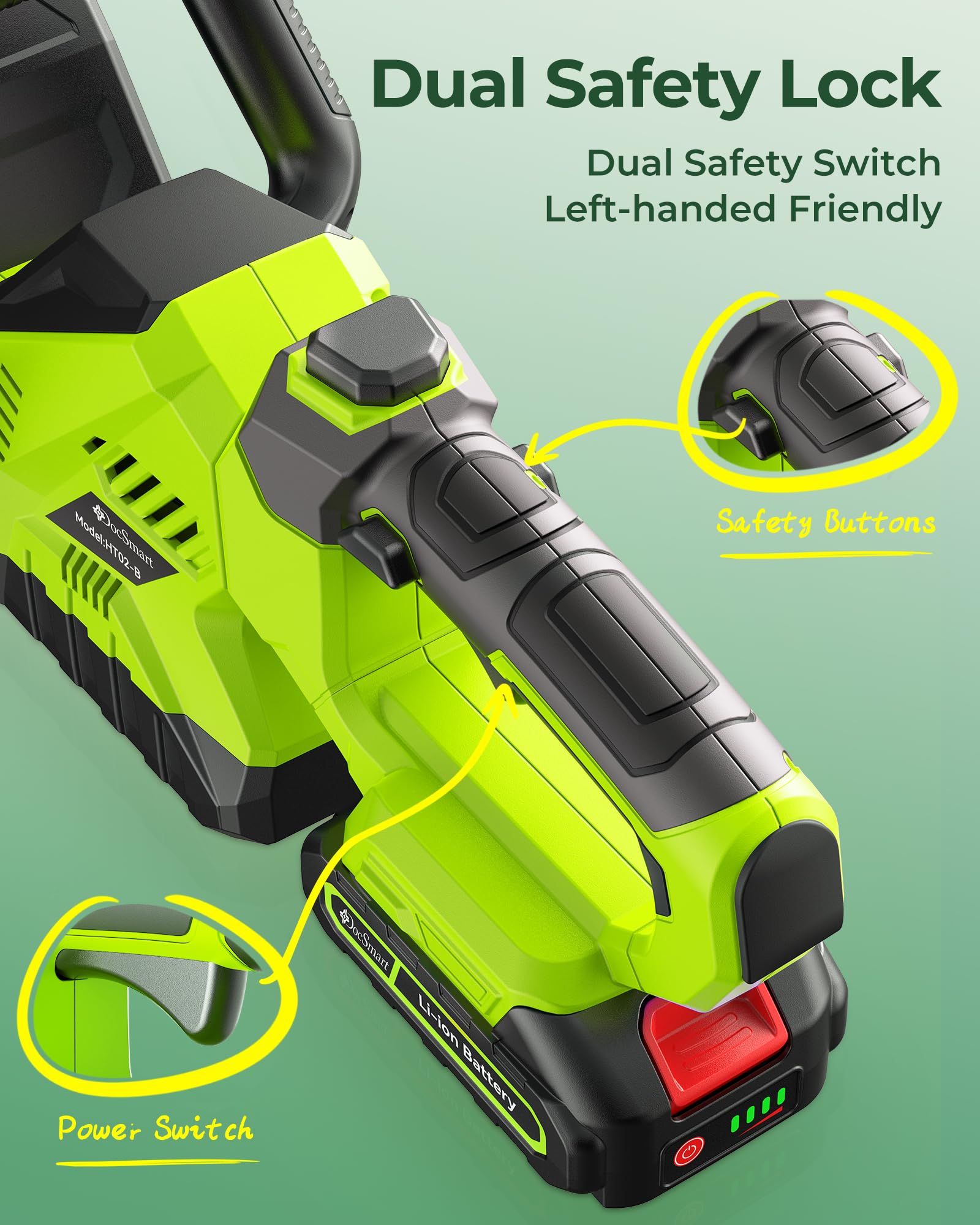DocSmart comparación de tamaño y peso de 4.4 lb para uso ergonómico prolongado