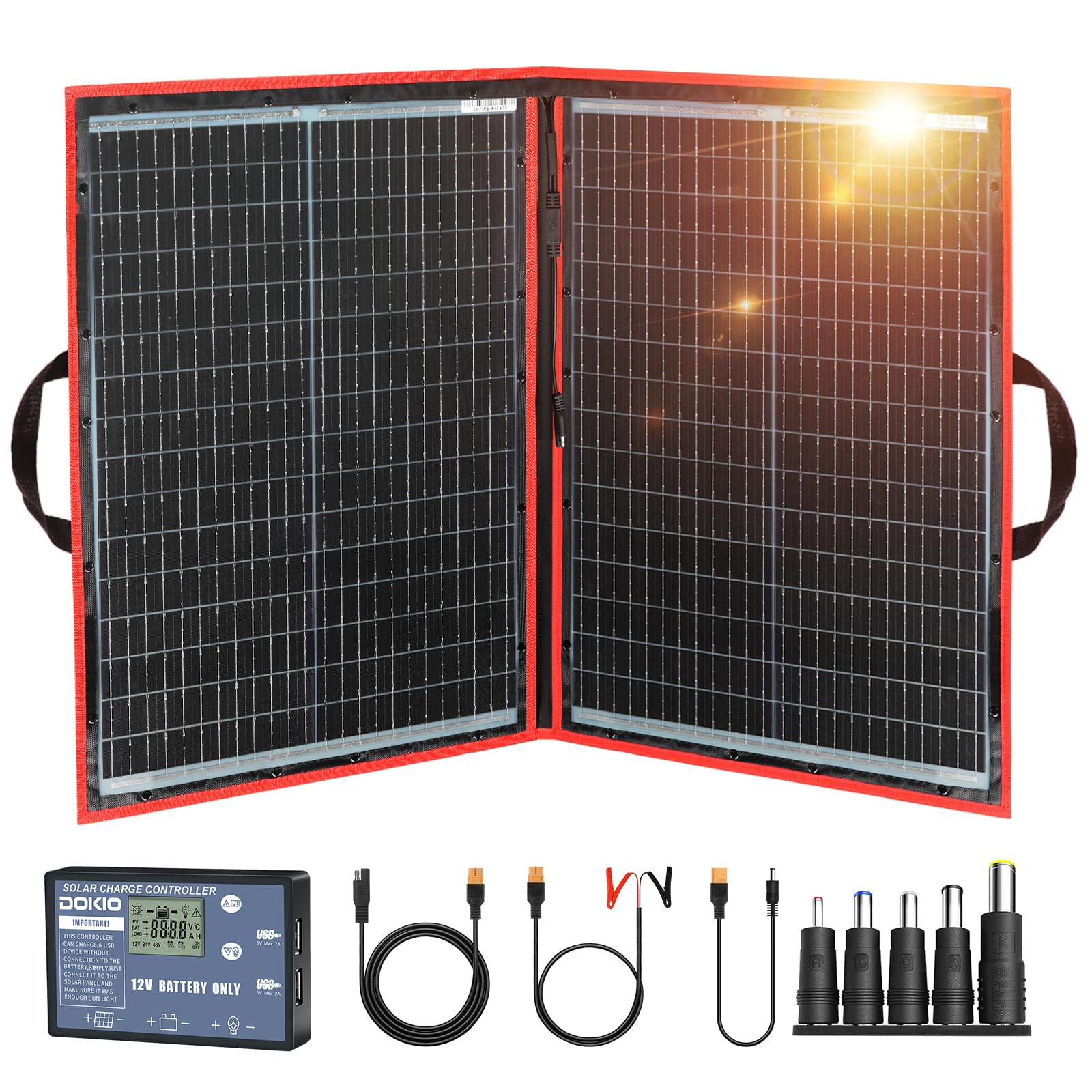 DOKIO panel plegado frontal fácil transporte y almacenamiento