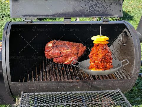 DOLAMOTY plato de tacos al pastor cortados desde el pincho, presentación casera