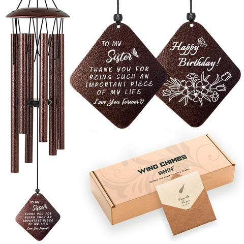 Doopeer campana bronce frontal, regalo listo para emocionar
