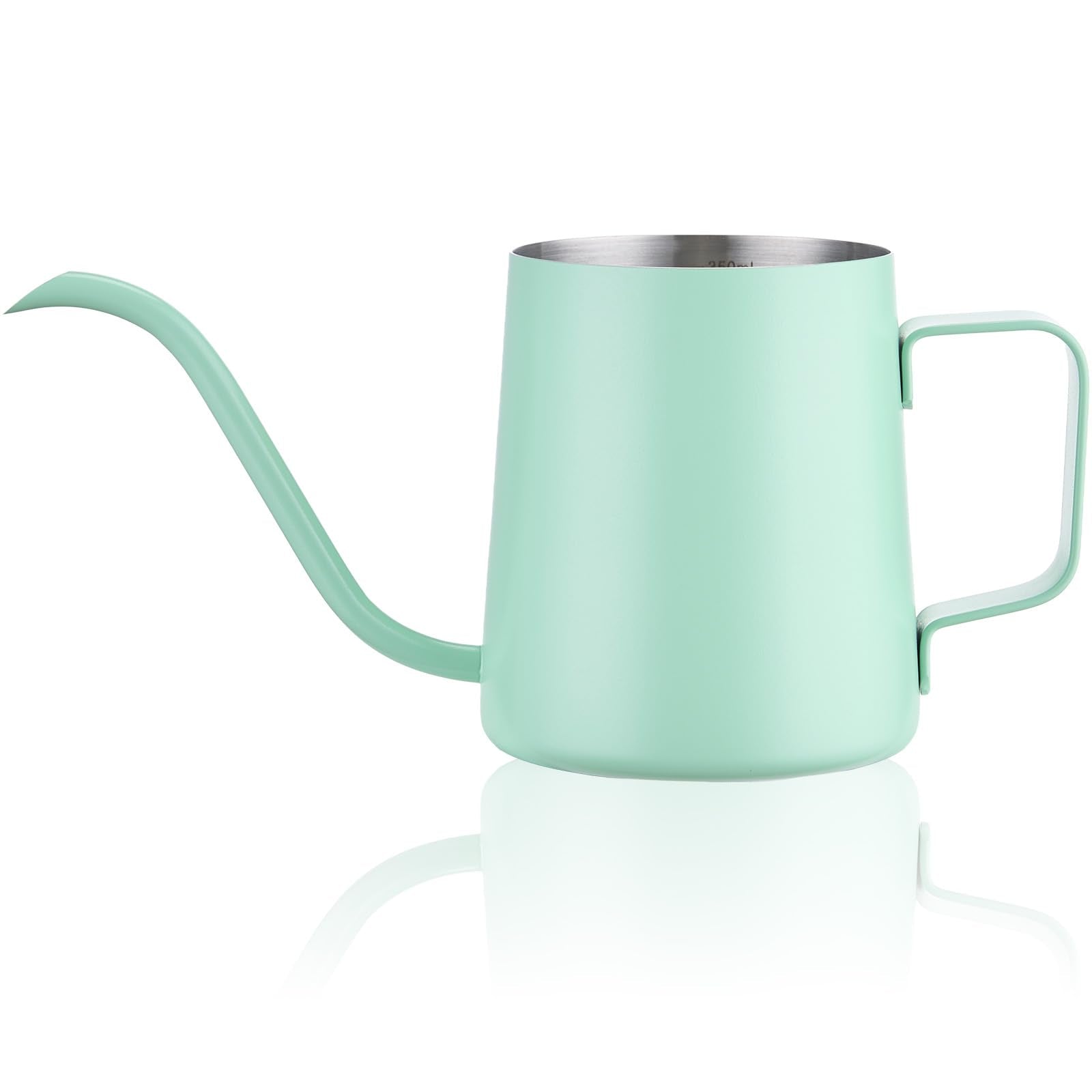 Doseno regadera frontal verde que muestra diseño ergonómico y facilidad de uso