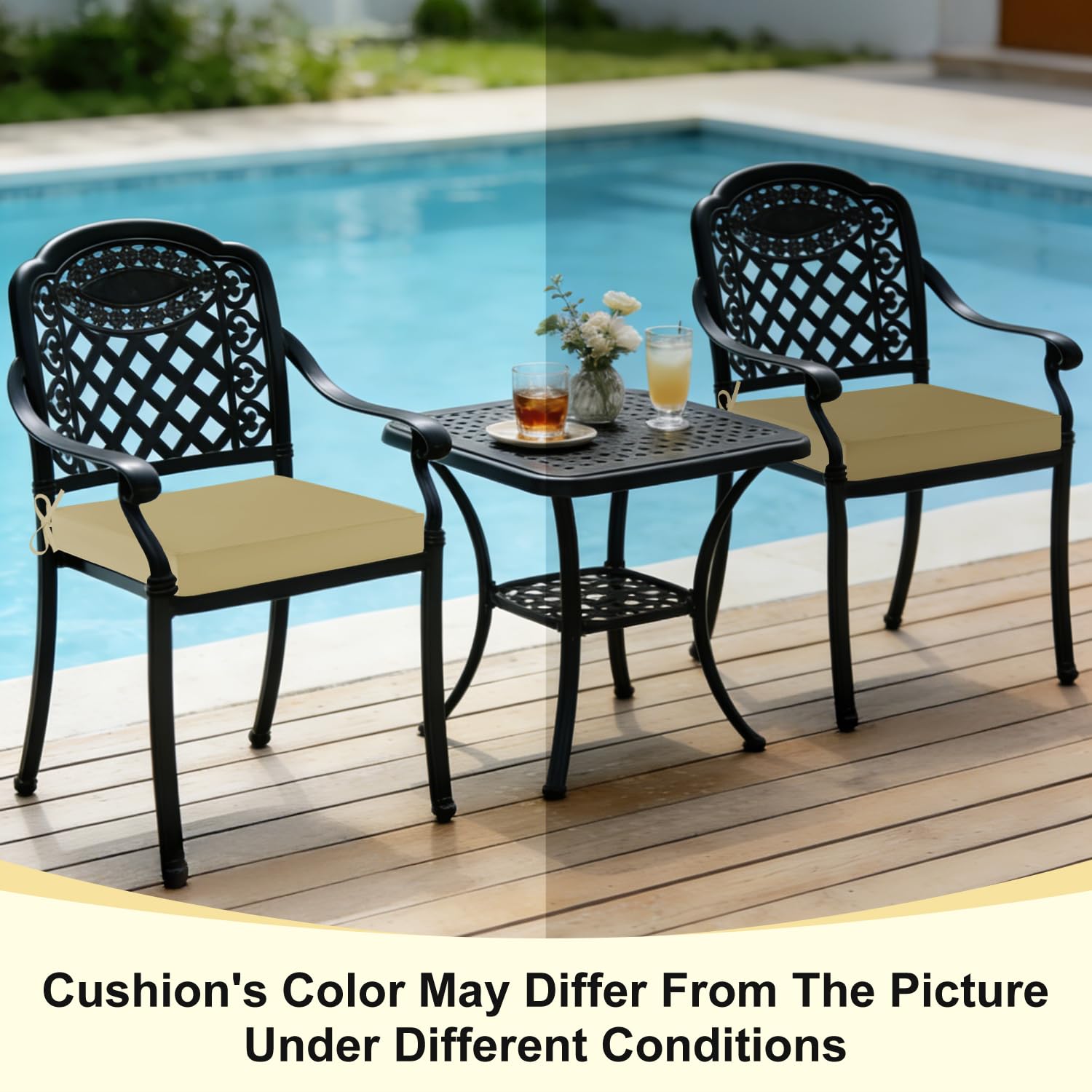 downluxe escena lifestyle en terraza color khaki integrando con mobiliario