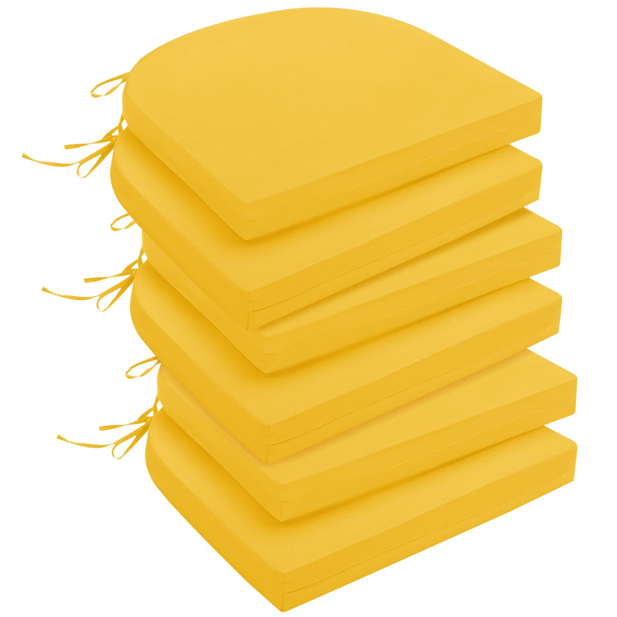 downluxe cojín frontal empaque amarillo, mejora confort patio