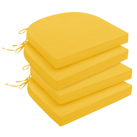 downluxe cojin frontal mostrando color amarillo y ajuste perfecto en silla