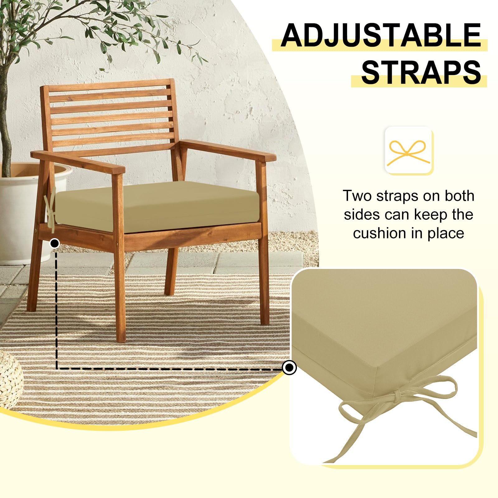 downluxe comparación de tamaño junto a una silla para visualizar las dimensiones reales