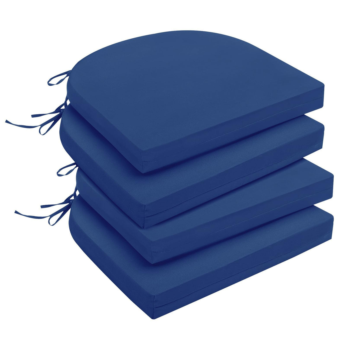 downluxe frente del paquete de cojines royal blue, muestra color y cantidad