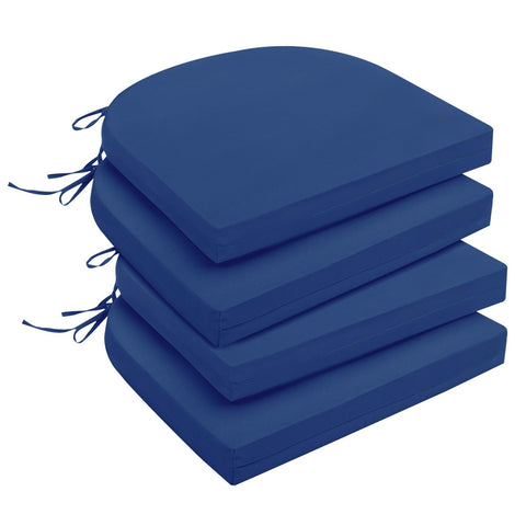 downluxe frente del paquete de cojines royal blue, muestra color y cantidad