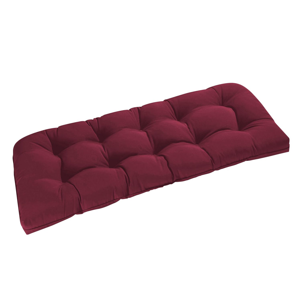 downluxe cojín frontal en empaque mostrando color burgundy y ajuste