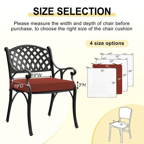 downluxe persona midiendo asiento con cojín para referencia de escala y ajuste