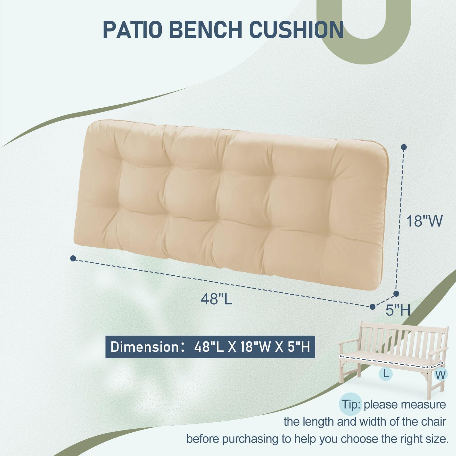 downluxe perfil del cojín 5 pulgadas ofrece soporte acolchado