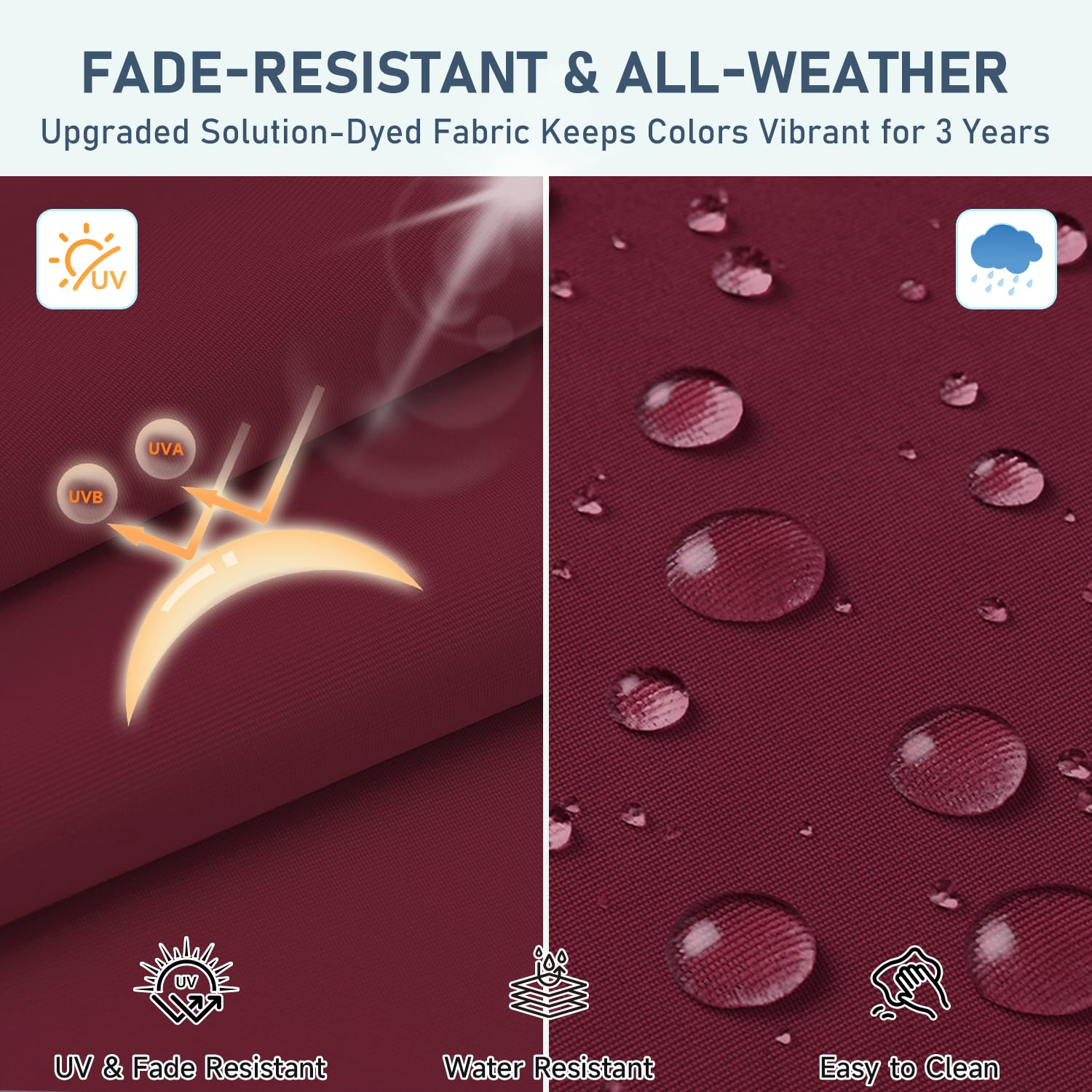 downluxe textura del polyester resistente al agua y manchas