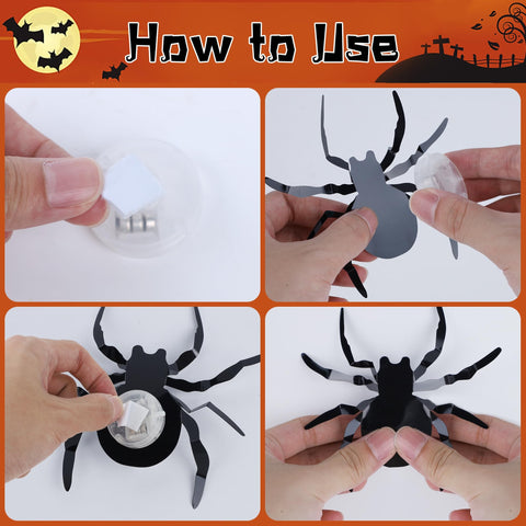 DR.DUDU escena con telaraña ideal para fiestas y escaparates