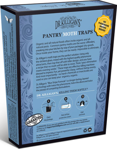 Dr. Killigan's diseño azul en primer plano que combina con la cocina