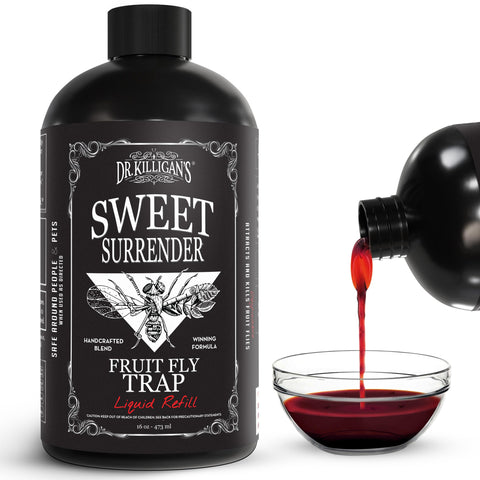 Dr. Killigan's botella frontal mostrando formato y durabilidad