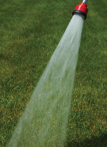 Dramm detalle microorificios en acero inoxidable que asegura lluvia fina y protección