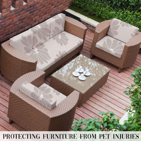 DREAHOTEXTIL ambientación en terraza mostrando estilo y protección