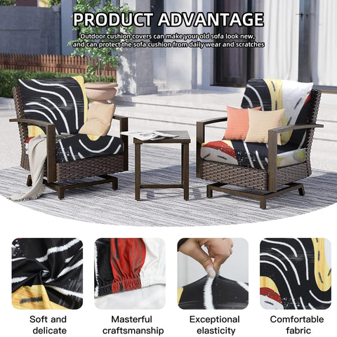 DREAHOTEXTIL cojín en patio, aspecto renovado y confort visual