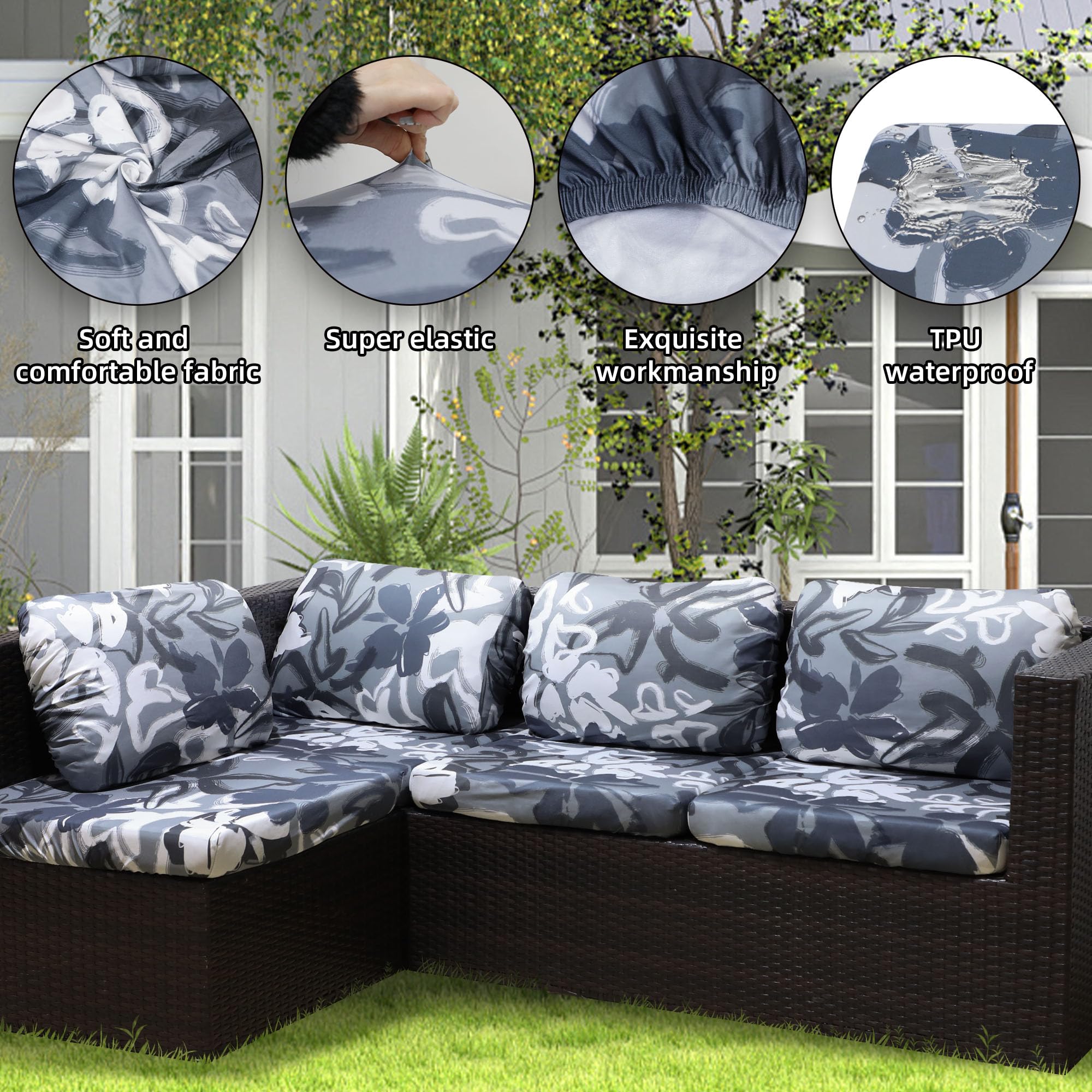 DREAHOTEXTIL fundas en uso en patio real aportando estética renovada