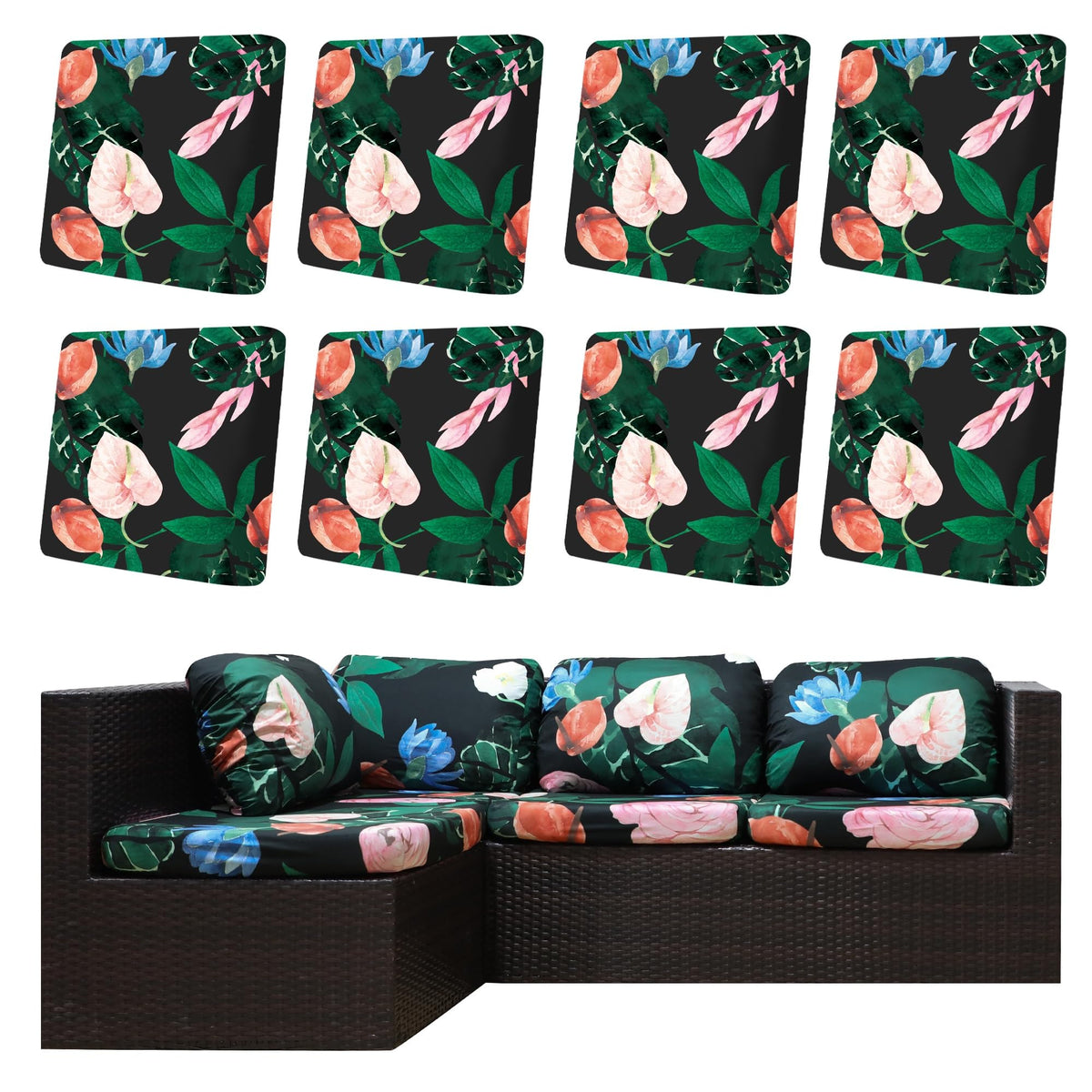 DREAHOTEXTIL funda frontal mostrando ajuste perfecto y color vivo