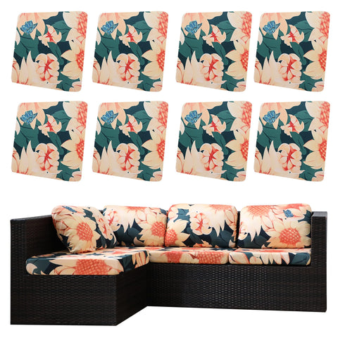 DREAHOTEXTIL funda de cojín frontal mostrando ajuste ceñido y color duradero