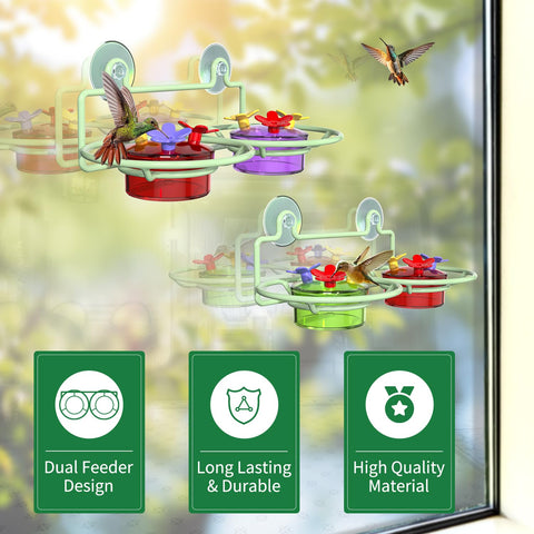 Dreamdrawer puertos de alimentación anti-abejas que facilitan acceso seguro a colibríes