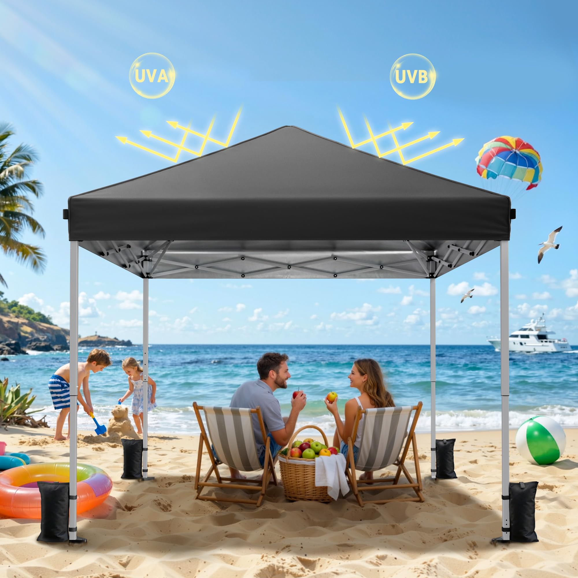 Driftalia carpa instalada en mercado ofreciendo sombra a vendedores