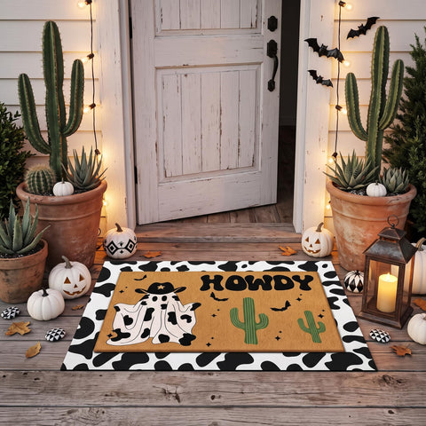 Drydiet en porche otoñal combina con calabazas y decoración
