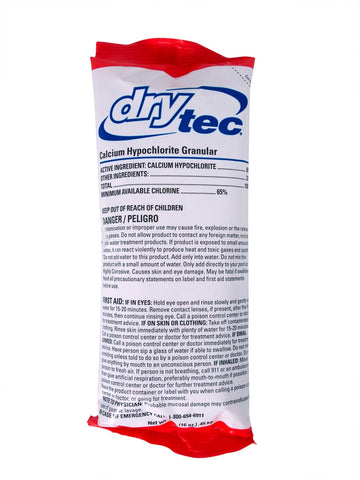 DryTec detalle de granulado y cierre de bolsa, muestra textura para dosificación segura