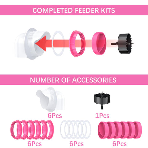DSTANA kit empaquetado con seis puertos y broca listo para montaje