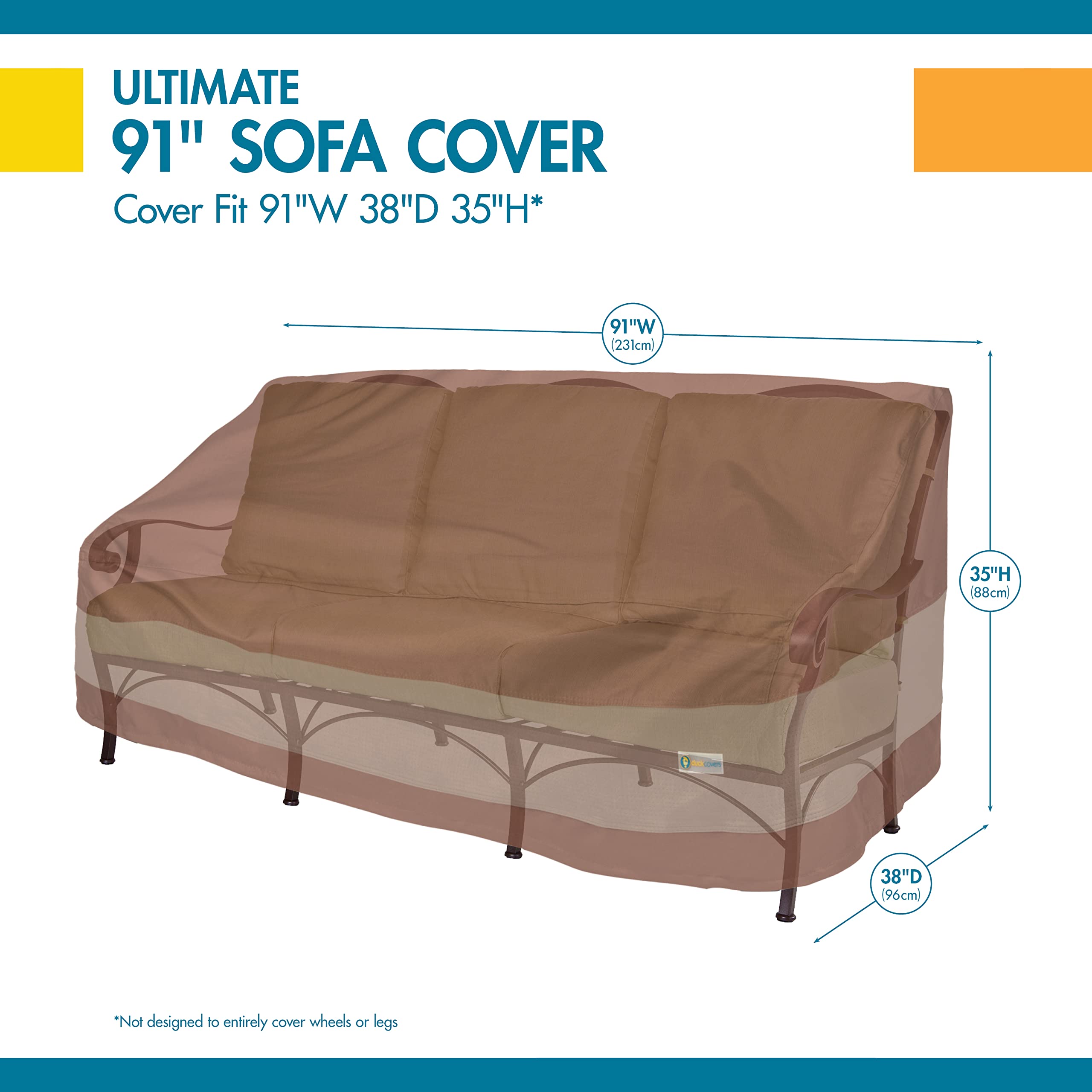 Duck Covers funda instalada en terraza mostrando protección en uso