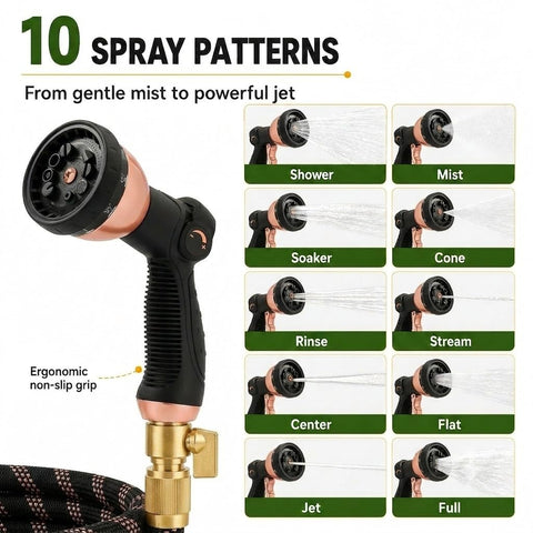 Dulout boquilla de 10 patrones ajustables para control preciso del flujo
