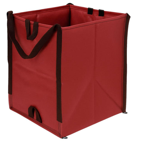 DURASACK vista frontal de la bolsa roja con gran capacidad y durabilidad