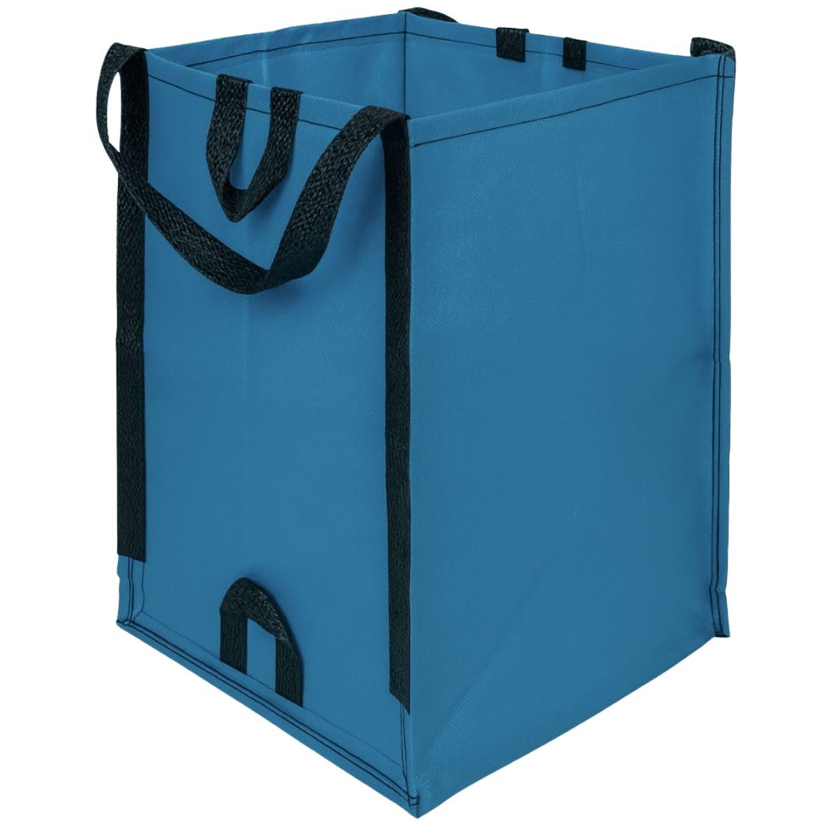 DURASACK vista frontal ocean blue mostrando capacidad y apertura autoportante